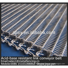 High density flat surface heat resistent stainless steel wire conveyor mesh belt